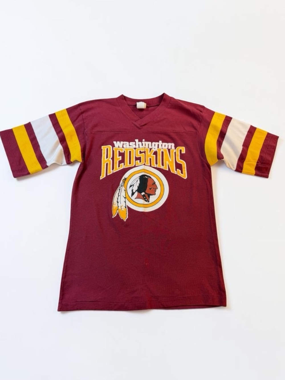 Vintage Washington Redskins LOGO 7 Football Jersey T-Shirt Commanders NFL